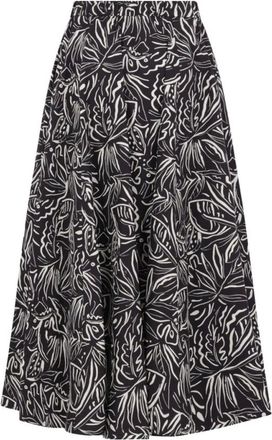 Aspesi Maxi Skirts, female, Black, Size: XS Cotton Poplin Skirt