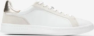 Cole Haan Womens GrandPr&oslash; Breakaway Lace-To-Toe Sneakers - White Size 10.5