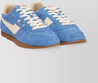 Autry low-top suede finish rubber sole sneakers