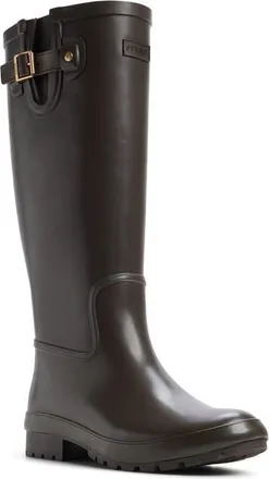 Sperry Top-Sider Drizzle Tall Waterproof Rain Boot in Dark Brown at Nordstrom, Size 7