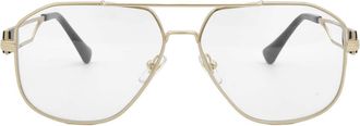 Versace Demo Aviator Mens Eyeglasses VE1287 1002 57