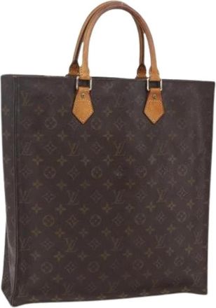 Louis Vuitton Pre-owned Canvas Tote Bag - Dames - Vintage Shopper - Bruin - ONE Size - Vintage