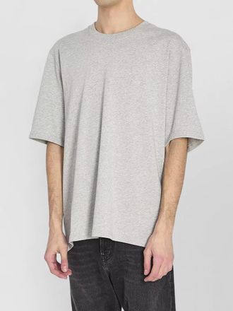 Ami ribbed crewneck oversized cotton t-shirt