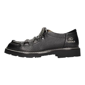 Doucal's Schoenen, Heren, Zwart, 43 EU, Leer, Brogue Schoenen