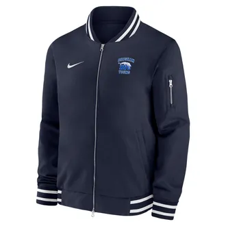 Nike BYU Cougars Nike Mens College Bomber Jacket in Blue | M62424E168BGYU-NVY