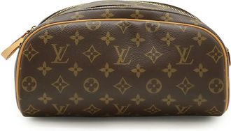 Louis Vuitton Brown Monogram Monogram Clutch Bag Pouch (Pre-Owned)
