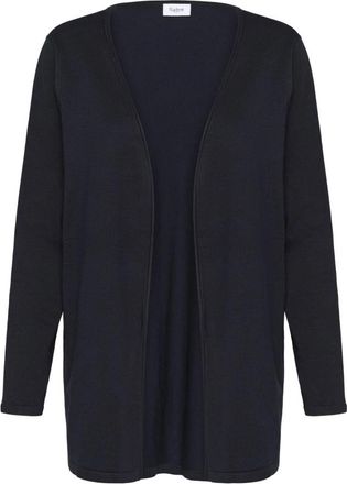 Saint Tropez Kila SZ Open Mid Cardigan - Dames - Vesten - Zwart - L - Truien & Vesten