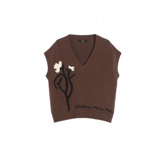 Max Mara Dames, Truien, Bruin, Maat: L