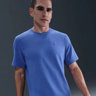 Nike Mens Primary Dri-FIT Short-Sleeve Versatile Top in Blue | DV9831-411