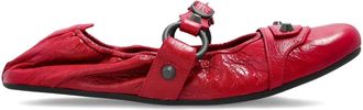 Balenciaga Ballerine City con borchie - Rosso