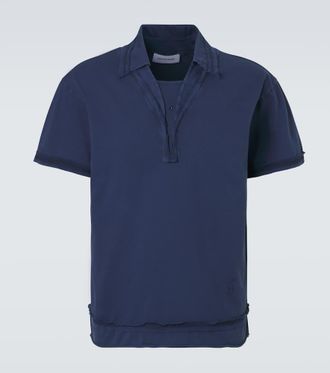 Kiko Kostadinov Otak layered cotton polo shirt