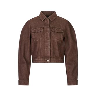 Jacquemus Dames, Jassen, Bruin, Maat: XS Katoen