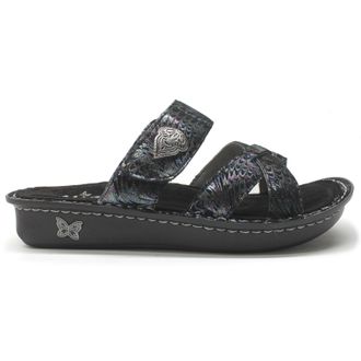 Alegria Victoriah Leather Womens Slides Sandals - Lustrous - Size:UK 5