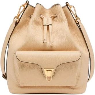 Coccinelle Bucket Bags, female, Beige, Size: ONE SIZE Beat Generation Medium