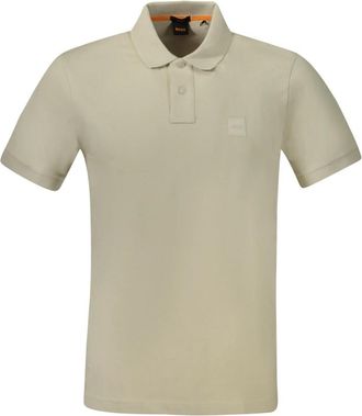 HUGO BOSS Passenger Polo - Heren - Polos - Beige - XL - Katoen - Tops