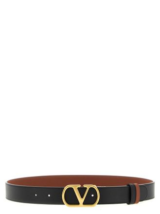 Valentino Garavani Multicolor VLogo Solid Formal Belt