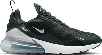 Nike Womens Air Max 270 Shoe In Black Spruce/ Metallic Silver