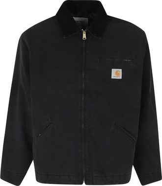 Carhartt Work in Progress OG Detroit Jacket - Heren - Zomerjassen - Zwart - L - Katoen - Jassen