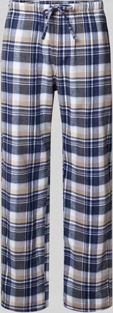 Christian Berg Regular Fit Pyjama-Hose mit elastischem Bund in Jeansblau, Größe XXL