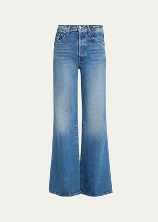 Mother The Tomcat Roller Sneak Wide-Leg Jeans