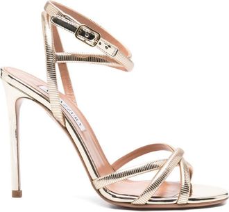 Aquazzura Silk And Nylon Blend Strappy Sandals
