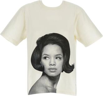 Wales Bonner x Theaster Gates T-shirt met print - Beige