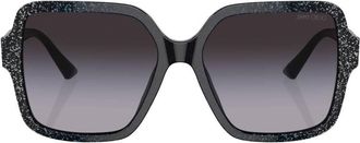 Jimmy Choo London Grey Gradient Square Ladies Sunglasses JC5005F 50418G 55