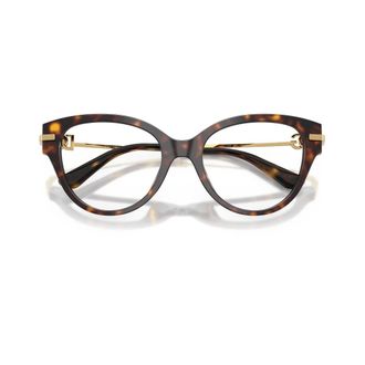 Dolce & Gabbana Glasses, female, Brown, Size: 53 MM Dg3438 Optical Frame