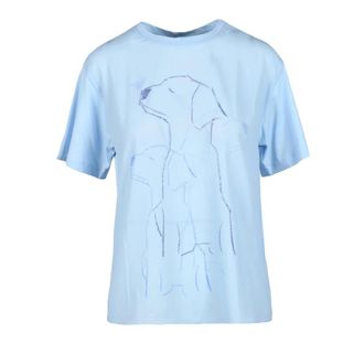 Emporio Armani Mujer, Camisetas, Azul, Talla: XS