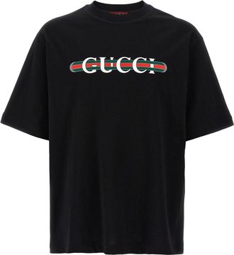 Gucci Gucci Web T-Shirt Black