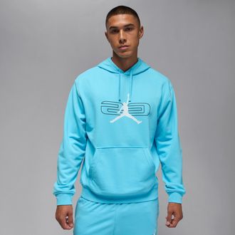 Nike Jordan Mens Jordan Sport Crossover Fleece Pullover Hoodie in Blue | HQ8694-497