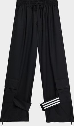 Yohji Yamamoto x Y-3 Mens Refined Wool Cargo Pants