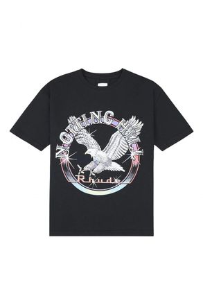 Rhude NOTTING HILL EAGLE T SHIRT Size: XL, colour: BLACK