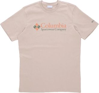 Columbia Ancient Fossil Grafische Tee Heren T-shirt - Heren - T-shirts - Beige - XL - Katoen - Tops