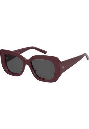 Tommy Hilfiger Womens TH-2224-S-LHF TH 2224 52 LHF Sunglasses - Red - One Size