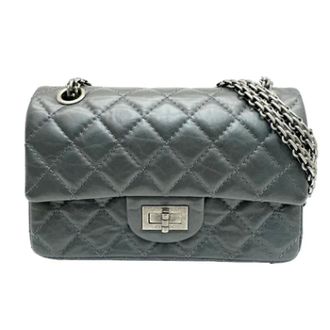 Chanel Pre-owned Fabric chanel-bags - Dames - Pre-owned - Grijs - Maat: ONE Size