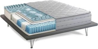 Talamo Italia Talamo Italia - Materasso singolo Ofelia, Materasso in Memory Foam e Molle insacchettate, 100% Made in Italy, Anti acaro e Anallergico, Cm 90x200h26