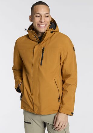 Killtec Outdoorjacke KILLTEC KOW 90 MN JCKT, Herren, Gr. XXL, braun (cognac), Obermaterial: 100% Polyester. Futter: 100% Polyester. Wattierung: 100% Polyester
