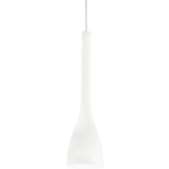Ideal Lux Flut - 1 Light Small Ceiling Pendant White, E14 - Ideal Lux