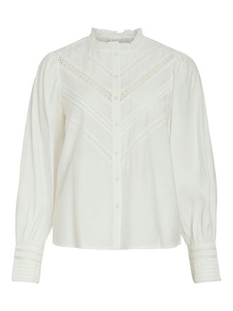 Vila Blouse met opstaande kraag