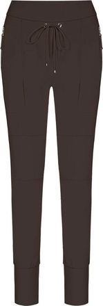 Raffaello Rossi Sportieve Jogger Broek met High-Tech Kenmerken - Dames - Sweatpants - Bruin - 2XL - Broeken