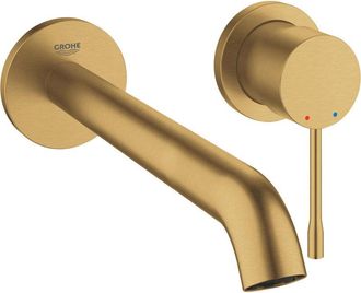 GROHE 29 193 Gn1 Essence Monomando De Lavabo Mural 1/2 Tama&ntilde;o L Oro Cepillado - Ref: 29 193 Gn1
