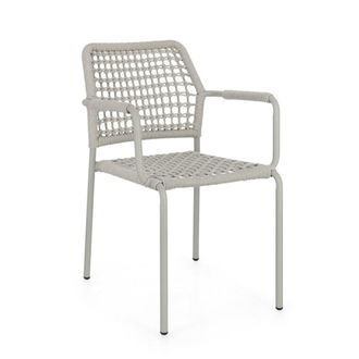 Konte Design Juego de 4 sillas con reposabrazos