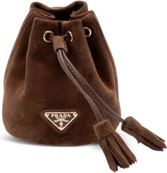 Prada Portachiavi a forma di borsa - Marrone