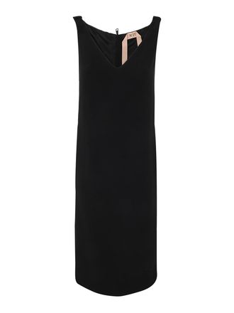 N&deg;21 V neck pencil midi dress