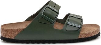 Birkenstock Arizona Thyme - Dames - Sandalen - Groen - 36 EU - Leer - Schoenen