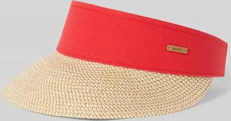 Barts Visor Cap mit Leinen-Anteil Modell Vesder in Rot, Größe 1