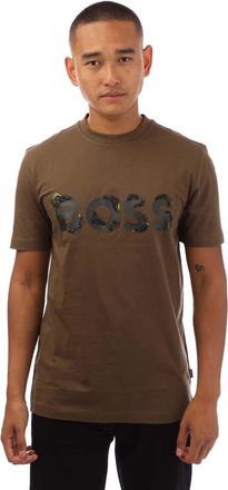 HUGO BOSS Heren Tiburt 42 T-Shirt (Groen)