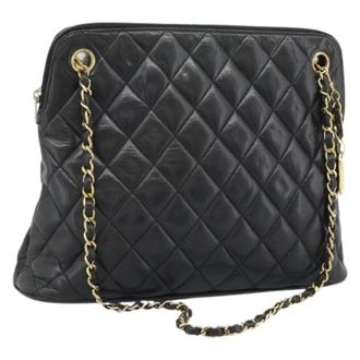 Chanel Pre-owned Vintage Shoulder Bag - Dames - Pre-owned - Zwart - Maat: ONE Size Leer