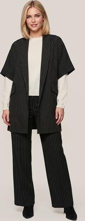 Mart Visser Roseline Kimono Blazer Zwart / Wit